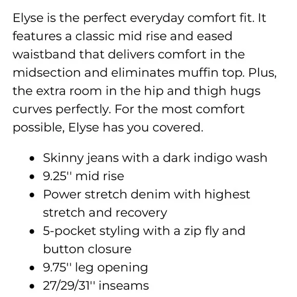 Silver Jeans Co Elyse Skinny Jeans - Picture 4 of 8
